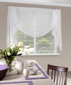 S55 - Firana z woalu 300x160 cm