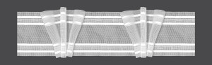 Z15 Taśma marszcząca 1:2,2 - wachlarz 7,5 cm