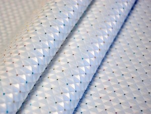 ELONY Tkanina plamoodporna z błyszczącą nitką na metry szerokość 180 cm