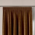 zasłony welurowe ciepły brąz