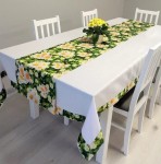 Obrus plamoodporny w komplecie z bieżnikiem - różne wymiary 