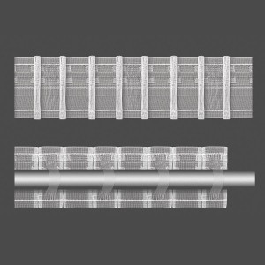 Taśma równo - marszcząca 1:2 - 7,5 cm 