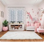 Jednorożce gotowa firana dla dzieci 300 x 145 cm 