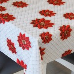 2299 Świąteczna Tkanina plamoodporna na metry szerokość 150 cm