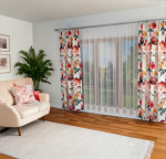 Velvet zasłony z firaną 600 x 250 cm