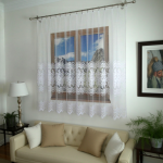 62815 Gotowe firany żakardowe na taśmie - różne wymiary