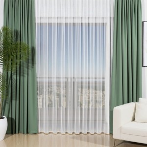 00166 Gotowe firany na taśmie srebrny błysk  - różne wymiary 