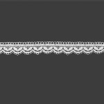 Gipiura biała 3 cm 0740