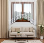 S46 - Gotowa firana na okno tunelowa 350 x 160 cm