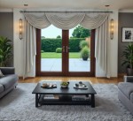 Mirel Komplet zasłon z lambrekinem