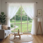 S129 - Gotowa firana z gipiurą 400 x 250 cm 