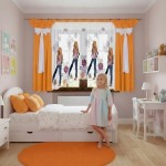 Bajkowy komplet zasłon z firaną Hannah 300x160 cm w łuk 