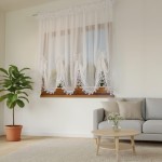 M014 - Firana z woalu 400 x 160 cm 