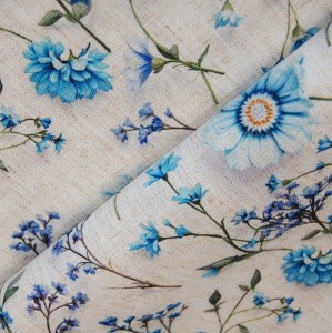 Tkanina kwiaty polne zasłony, obrusy na metry szerokość 150 cm