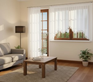 M005 - Komplet firan na okno i drzwi balkonowe 400 x 160 cm i 200 x 250 cm