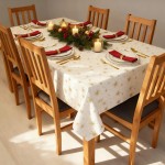 Obrus plamoodporny Świąteczne gwiazdki z metalizowana nicią - 3 kolory - różne wymiary