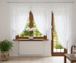 S36 - Firany na okno balkonowe 400 x 150 cm, 200 x 250 cm