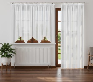Michel - komplet firanek na okno i drzwi balkonowe 400 x 145 cm, 200 x 250 cm