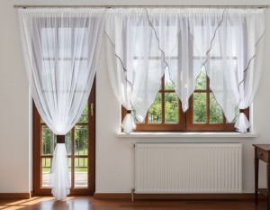 F10 - Komplet firan na okna i drzwi balkonowe 400 x 150 cm i 200 x 250 cm