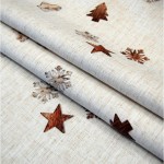 A252 Tkanina świąteczna Dzwonki na metry szerokość 150 cm