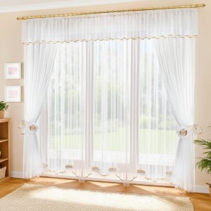 Eliza 500 x 250cm - Komplet zasłon z firaną wzór 2