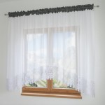 S141 - Gotowa firana z gipiurą w łuk  300x160 cm
