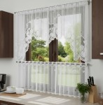 Owoce gotowy komplet firanek do kuchni ze zazdrostkami