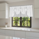 599 Lambrekin gotowa firana z woalu 400 x 60 cm