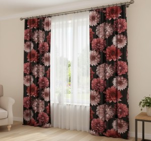 102 - Komplet zasłon 140 x 250 cm - 2 szt na taśmie