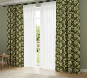 Stokrotki - Komplet zasłon 140 x 250 cm - 2 szt na taśmie 