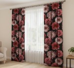S88 - Gotowy komplet firana 300 x 250 cm + 2 zasłonki na taśmie  140 x 250 cm