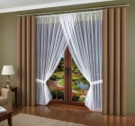 S33 - Komplet zasłon z firaną  500 x 250 cm