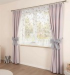 Jednorożce Komplet zasłon z firaną dla dzieci