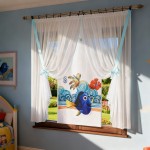 Firanka dla dzieci z panelem 290 x 150 cm NEMO