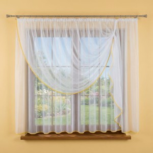 Mela 290 x 120 cm firanka z organtyny