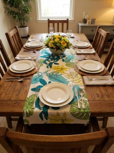 Bieżnik Monstera 40 x 130 cm