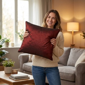 Poszewka ozdobna 40x40 cm z tafty - 16 kolorów