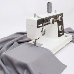 Obszycie boków w tkaninie zasłonowej