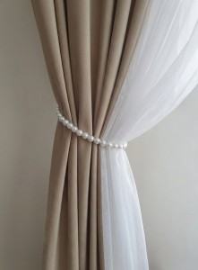 Klamra Perły do firan, zasłon