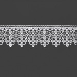 Gipiura nr 07336 biała 10 cm