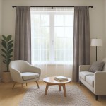 Arin Komplet zasłon z firaną Kryształek błysk 400 x 210 cm - szary