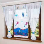 Komplet firanek dla dzieci Nemo panel + firanki