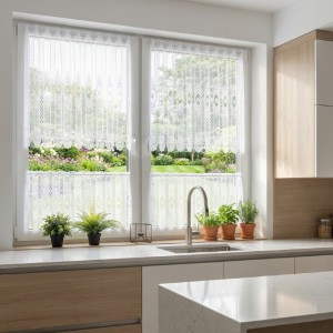 10780 Firany zazdrostka żakardowa wys. 30cm, 80cm