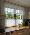 X59 Komplet firanek do kuchni 250x70cm, 100x50cm -2 szt.