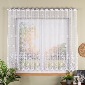 04433 Gotowe firany żakardowe na rurkę 320 x 160 cm 