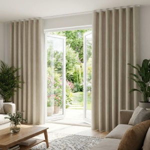 Komplet zasłon z weluru taśma Wave 340 x 280 cm - 2 szt. 