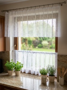 X93 Gotowe firany do kuchni 300x68 cm, 240x50 cm
