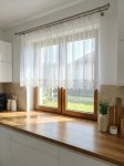 X96 Gotowa firana tiul z gipiurą taśma 300x93 cm
