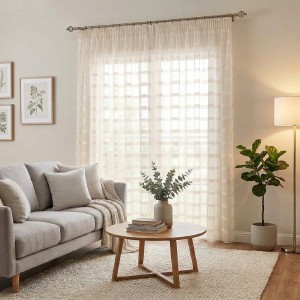 000671 Elegancka firana z woalu kreszowego 300x250 cm