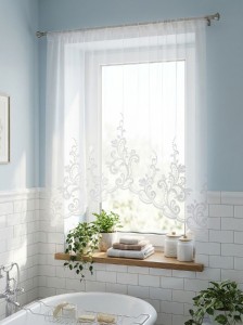 0623 Gotowa firana z tunelem 110x147 cm